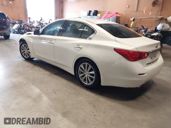 2014 Infiniti Q50 Premium z VIN JN1BV7AP0EM679026, wystawiony jako IAAI lot #42225108 z przebiegiem 96 656 mil mil oraz . Historia ofert i sprzedaży dostępna na DreamBid. Obrazek 3.