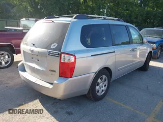 2006 Kia Sedona LX with VIN KNDMB233466038303, listed as a IAAI auction lot 42237102 with 279,805 mi miles and . Bid and sale history available at DreamBid. Image 4.