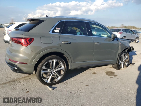 2019 Audi Q3 S line Premium Plus with VIN WA1EECF36K1085069, listed as a Copart auction lot 44948585 with 63,008 mi miles and Non Repairable. Bid and sale history available at carsss.com. Image 3.