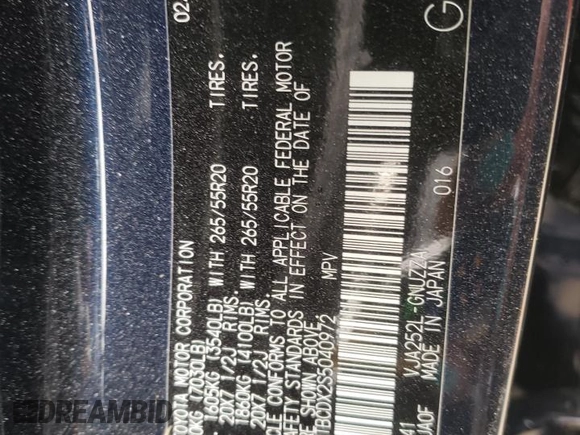 2025 Lexus GX 550 Premium z VIN JTJTBCDX2S5040972, wystawiony jako Copart lot #56467325 z przebiegiem 2 021 mil mil oraz Szkoda całkowita • Salvage title. Historia ofert i sprzedaży dostępna na DreamBid. Obrazek 14.