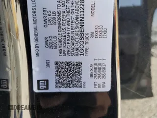 2022 Chevrolet Colorado 2WD Work Truck z VIN 1GCGSBEN9N1122821, wystawiony jako Copart lot #50508595 z przebiegiem 25 439 mil mil oraz Szkoda całkowita • Salvage title. Historia ofert i sprzedaży dostępna na DreamBid. Obrazek 13.