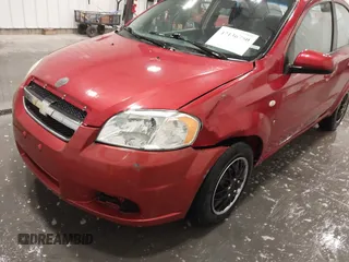 2009 Chevrolet Aveo 1LT with VIN KL1TD56E19B612668, listed as a IAAI auction lot 42136750 with 110,933 mi miles and . Bid and sale history available at DreamBid. Image 6.