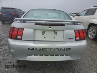 2002 Ford Mustang Standard with VIN 1FAFP40472F133621, listed as a Copart auction lot 43158735 with 0 mi miles and Clean Title. Bid and sale history available at carsss.com. Image 6.