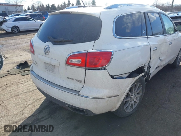 2015 Buick Enclave Leather with VIN 5GAKVBKD7FJ162413, listed as a IAAI auction lot 41625719 with 211,516 mi miles and . Bid and sale history available at carsss.com. Image 4.