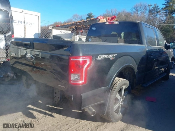 2015 Ford F-150 XLT w/HD Payload Pkg with VIN 1FTFW1EF4FFB92914, listed as a IAAI auction lot 41202920 with 155,497 mi miles. Bid and sale history available at carsss.com. Image 4.