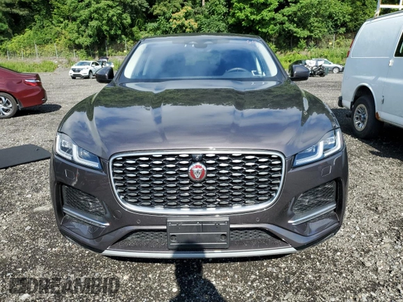 2021 Jaguar F-Pace S with VIN SADCJ2EX0MA686542, listed as a Copart auction lot 64384885 with 18,993 mi miles and Salvage title. Bid and sale history available at DreamBid. Image 5.