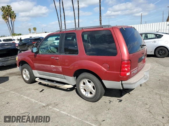2003 Ford Explorer Sport XLS z VIN 1FMYU60EX3UA37605, wystawiony jako Copart lot #47489395 z przebiegiem 120 957 mil mil oraz Tytuł czysty. Historia ofert i sprzedaży dostępna na DreamBid. Obrazek 2.
