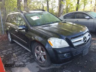 2008 Mercedes-Benz GL-Class 4.6L with VIN 4JGBF71EX8A422241, listed as a IAAI auction lot 42019440 with 191,693 mi miles. Bid and sale history available at carsss.com. Image 1.