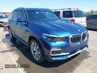 2021 BMW X5 sDrive40i with VIN 5UXCR4C03M9F14479, listed as a IAAI auction lot 41884878 with 1 mi miles. Bid and sale history available at carsss.com. Image 1.
