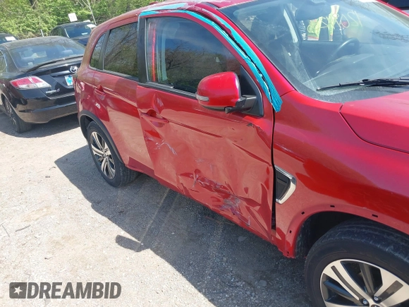 2020 Mitsubishi Outlander ES with VIN JA4AR3AUXLU018509, listed as a IAAI auction lot 42094236 with 90,415 mi miles and . Bid and sale history available at DreamBid. Image 17.