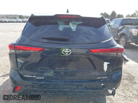 2023 Toyota Highlander L z VIN 5TDKDRBH8PS039060, wystawiony jako IAAI lot #41794375 z przebiegiem 47 745 mil mil oraz . Historia ofert i sprzedaży dostępna na DreamBid. Obrazek 16.