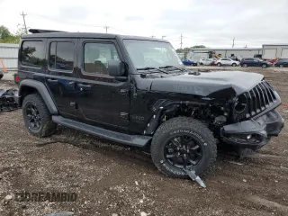 2021 Jeep Wrangler Unlimited Sport S с VIN 1C4HJXDN0MW566970, выставлен на аукционе Copart как лот 57655765 с пробегом 24 751 миль миль и Списание • Salvage title. История ставок и продаж доступна на DreamBid. Изображение 4.