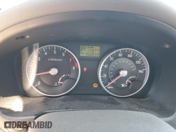 2007 Hyundai Accent GLS with VIN KMHCN46C77U123350, listed as a Copart auction lot 46856845 with 150,833 mi miles and Clean Title. Bid and sale history available at carsss.com. Image 9.