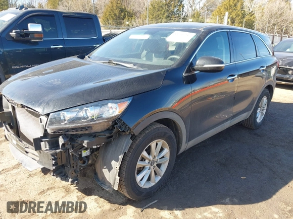 2020 Kia Sorento L with VIN 5XYPG4A30LG698215, listed as a IAAI auction lot 41637217 with 37,320 mi miles. Bid and sale history available at carsss.com. Image 2.