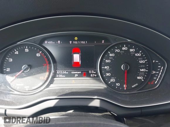 2019 Audi Q5 Premium with VIN WA1ANAFY1K2065059, listed as a IAAI auction lot 40566830 with 61,534 mi miles. Bid and sale history available at carsss.com. Image 7.