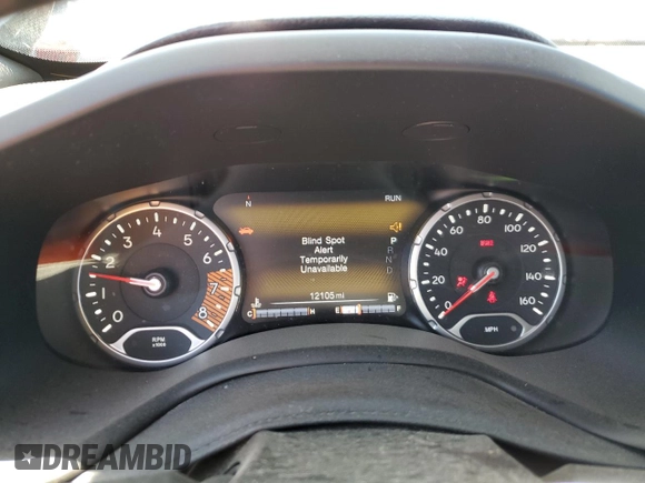 2021 Jeep Renegade Latitude with VIN ZACNJCBB1MPN23821, listed as a Copart auction lot 49639994 with 12,105 mi miles and Salvage title. Bid and sale history available at DreamBid. Image 9.