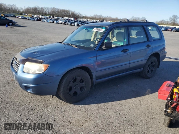 2007 Subaru Forester X with VIN JF1SG63627H712826, listed as a Copart auction lot 53393595 with 132,251 mi miles and Salvage Title. Bid and sale history available at carsss.com. Image 1.