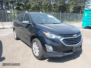 2019 Chevrolet Equinox LS with VIN 2GNAXHEV7K6212446, listed as a IAAI auction lot 42004161 with 123,863 mi miles. Bid and sale history available at carsss.com. Image 1.