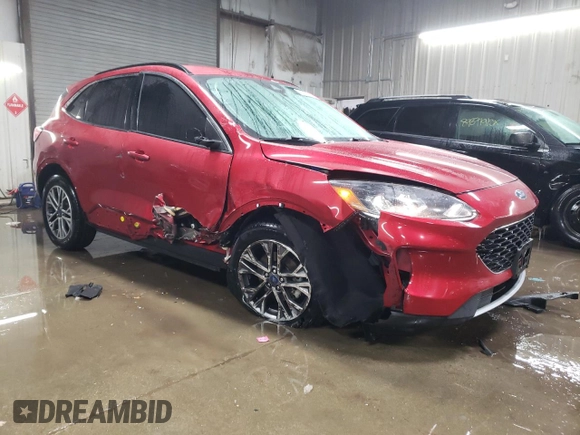 2021 Ford Escape SEL z VIN 1FMCU9H65MUA52054, wystawiony jako Copart lot #42013815 z przebiegiem 59 574 mil mil oraz Szkoda całkowita • Salvage title. Historia ofert i sprzedaży dostępna na DreamBid. Obrazek 4.