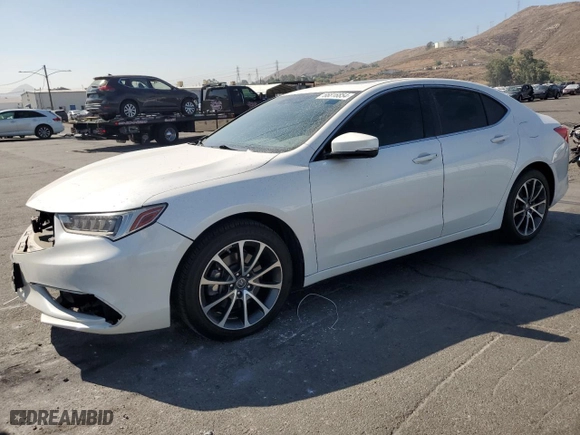 2020 Acura TLX with VIN 19UUB2F36LA002411, listed as a Copart auction lot 72030644 with 50,961 mi miles and Salvage Title. Bid and sale history available at carsss.com. Image 1.
