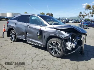 2019 Lexus RX 350 z VIN 2T2BZMCA6KC180812, wystawiony jako Copart lot #49530745 z przebiegiem 76 692 mil mil oraz Szkoda całkowita • Salvage title. Historia ofert i sprzedaży dostępna na DreamBid. Obrazek 4.