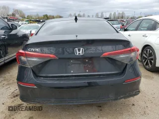 2022 Honda Civic Sedan LX with VIN 2HGFE2F27NH532429, listed as a Copart auction lot 48267654 with 50,912 mi miles and Salvage Title. Bid and sale history available at carsss.com. Image 6.