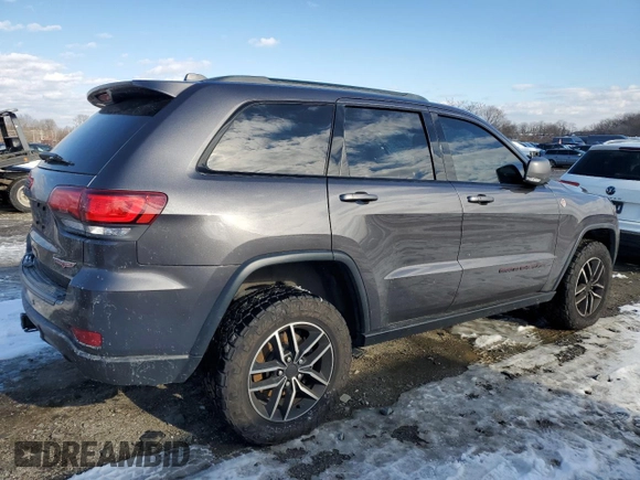 2021 Jeep Grand Cherokee Trailhawk with VIN 1C4RJFLT4MC567460, listed as a Copart auction lot 41455725 with 60,848 mi miles and Salvage Title. Bid and sale history available at carsss.com. Image 3.