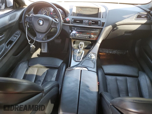 2013 BMW 6 Series 650i xDrive with VIN WBA6B4C53DD098522, listed as a Copart auction lot 86896564 with 121,198 mi miles and Salvage Title. Bid and sale history available at carsss.com. Image 8.
