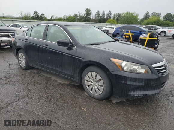 2011 Honda Accord LX with VIN 1HGCP2F34BA010390, listed as a Copart auction lot 57780445 with Not provided miles and Clean title. Bid and sale history available at DreamBid. Image 4.