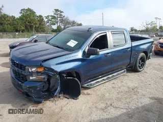 2020 Chevrolet Silverado 1500 Custom with VIN 3GCPWBEH3LG172322, listed as a IAAI auction lot 41496946 with 52,312 mi miles. Bid and sale history available at carsss.com. Image 17.