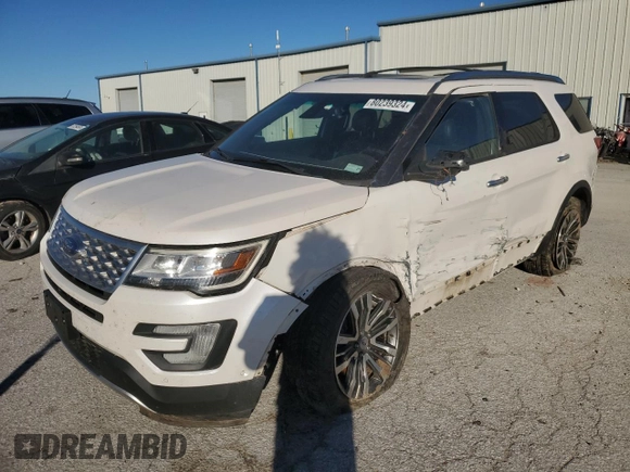 2016 Ford Explorer Platinum with VIN 1FM5K8HT5GGD13491, listed as a Copart auction lot 80239324 with Not Provided miles and Salvage Title. Bid and sale history available at DreamBid. Image 1.