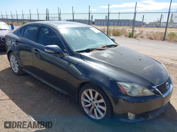 2009 Lexus IS with VIN JTHBK262995088777, listed as a IAAI auction lot 41908060 with 174,386 mi miles. Bid and sale history available at carsss.com. Image 1.