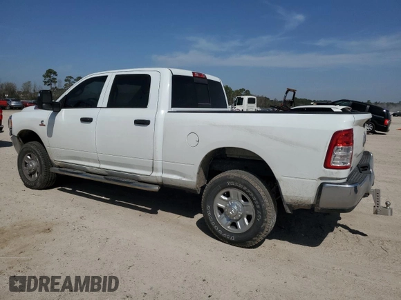2024 Ram 2500 Tradesman with VIN 3C6UR5CL0RG317948, listed as a Copart auction lot 49106985 with 7,860 mi miles and Salvage Title. Bid and sale history available at carsss.com. Image 2.