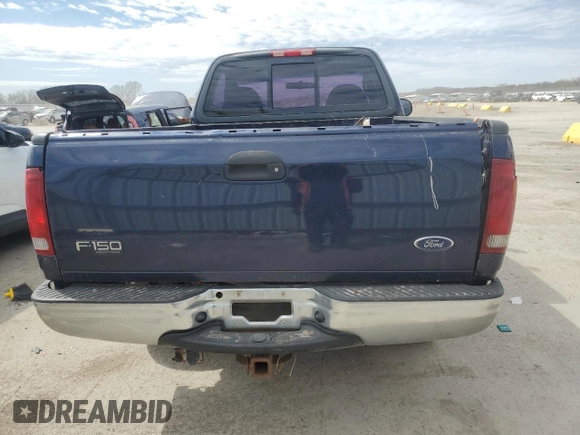 2004 Ford F-150 XL with VIN 2FTRF18W14CA74904, listed as a Copart auction lot 50361935 with 163,684 mi miles and Salvage title. Bid and sale history available at DreamBid. Image 6.