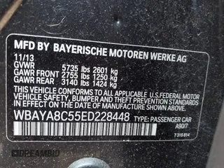 2014 BMW 7 Series 750i с VIN WBAYA8C55ED228448, выставлен на аукционе IAAI как лот 41350013 с пробегом 97 829 миль миль и . История ставок и продаж доступна на DreamBid. Изображение 9.