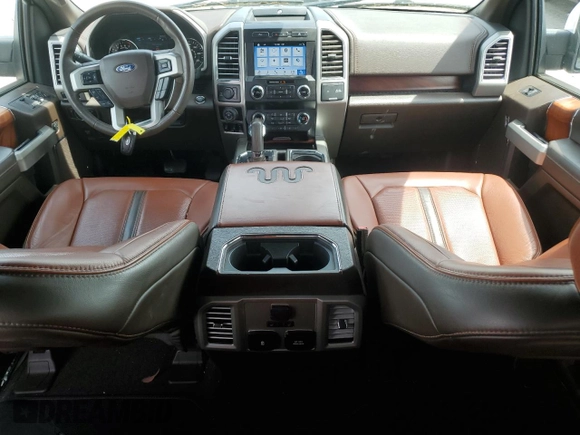 2019 Ford F-150 XL with VIN 1FTEW1E51KFB58751, listed as a Copart auction lot 50058755 with 102,411 mi miles and Salvage Title. Bid and sale history available at carsss.com. Image 8.