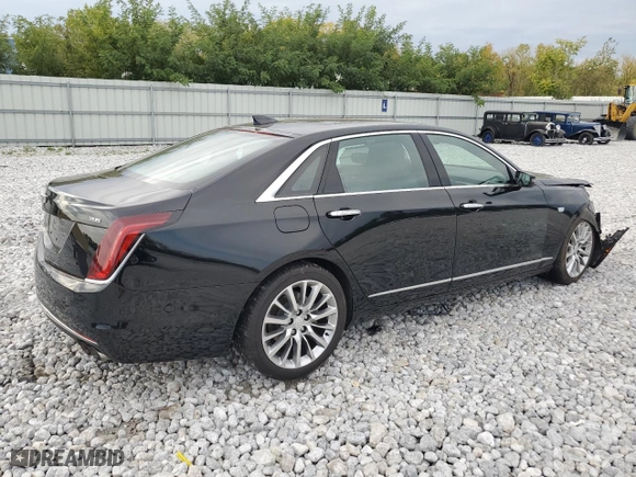 2017 Cadillac CT6 Luxury AWD with VIN 1G6KD5RS3HU163957, listed as a Copart auction lot 74380684 with 57,418 mi miles and Salvage Title. Bid and sale history available at carsss.com. Image 3.