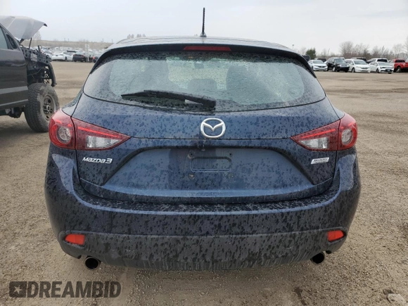 2015 Mazda 3 i Touring with VIN 3MZBM1L7XFM164015, listed as a Copart auction lot 54924275 with 189,258 mi miles and Salvage Title. Bid and sale history available at DreamBid. Image 6.