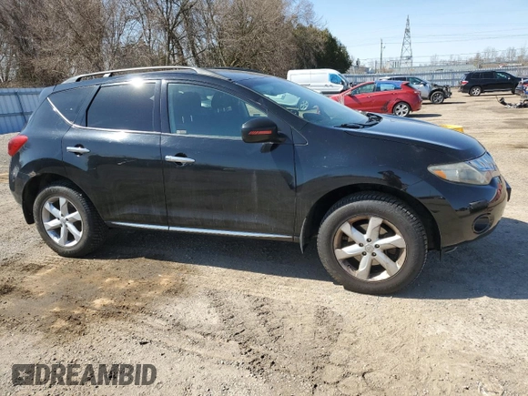 2009 Nissan Murano S with VIN JN8AZ18W69W159063, listed as a Copart auction lot 50553285 with 262,942 mi miles and Clean Title. Bid and sale history available at DreamBid. Image 4.
