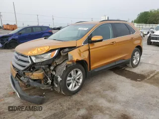 2016 Ford Edge SEL z VIN 2FMPK3J91GBB89849, wystawiony jako Copart lot #53620225 z przebiegiem 104 135 mil mil oraz Szkoda całkowita • Salvage title. Historia ofert i sprzedaży dostępna na DreamBid. Obrazek 1.