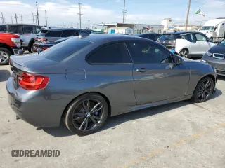 2016 BMW 2 Series M235i with VIN WBA1J7C52GV359958, listed as a Copart auction lot 65937374 with 82,231 mi miles and Salvage title. Bid and sale history available at DreamBid. Image 3.