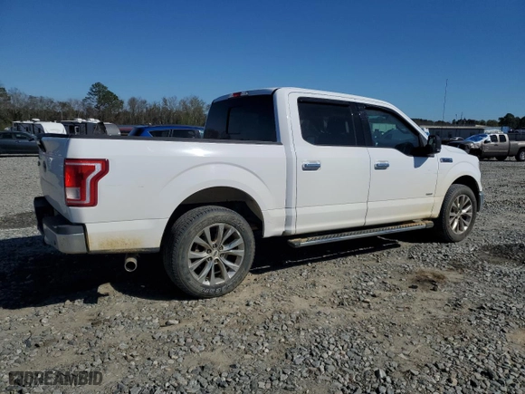 2015 Ford F-150 XL with VIN 1FTEW1CP9FKE67840, listed as a Copart auction lot 50182725 with 164,622 mi miles and Salvage Title. Bid and sale history available at carsss.com. Image 3.