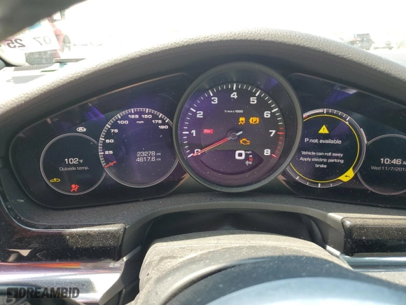 2020 Porsche Panamera with VIN WP0AA2A7XLL103177, listed as a Copart auction lot 66389064 with 23,278 mi miles and Salvage Title. Bid and sale history available at carsss.com. Image 9.