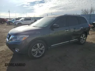 2013 Nissan Pathfinder SL with VIN 5N1AR2MM7DC666842, listed as a Copart auction lot 49865505 with 125,748 mi miles and Salvage Title. Bid and sale history available at carsss.com. Image 1.