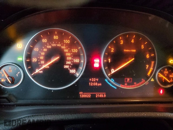 2013 BMW X3 xDrive35i with VIN 5UXWX7C54DL982186, listed as a Copart auction lot 89326175 with 136,622 mi miles and Salvage Title. Bid and sale history available at DreamBid. Image 9.