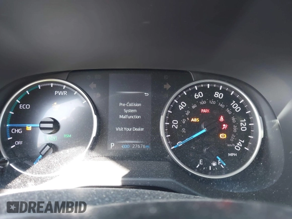 2021 Toyota RAV4 Hybrid XLE with VIN 4T3RWRFVXMU042576, listed as a IAAI auction lot 41904547 with 27,675 mi miles. Bid and sale history available at carsss.com. Image 7.