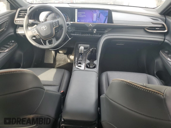 2025 Toyota Crown XLE with VIN JTDACAAJ3S3001296, listed as a Copart auction lot 54757035 with 12,003 mi miles and Salvage title. Bid and sale history available at DreamBid. Image 8.