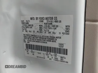2011 Ford Escape Hybrid с VIN 1FMCU5K36BKC53834, выставлен на аукционе IAAI как лот 42255622 с пробегом 90 271 миль миль и . История ставок и продаж доступна на DreamBid. Изображение 9.