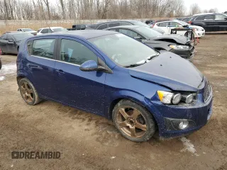 2013 Chevrolet Sonic LT with VIN 1G1JC6SB2D4158666, listed as a Copart auction lot 88226915 with 62,213 mi miles and Clean Title. Bid and sale history available at carsss.com. Image 4.