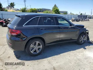 2020 Mercedes-Benz GLC 300 with VIN W1N0G8DB2LF865701, listed as a Copart auction lot 57862225 with 51,074 mi miles and Salvage title. Bid and sale history available at DreamBid. Image 3.